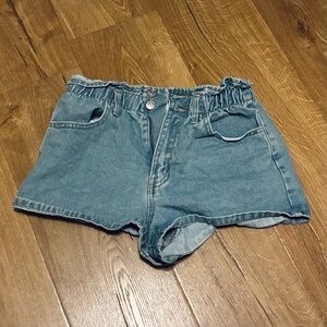 Forever 21 Light Blue Jean Shorts